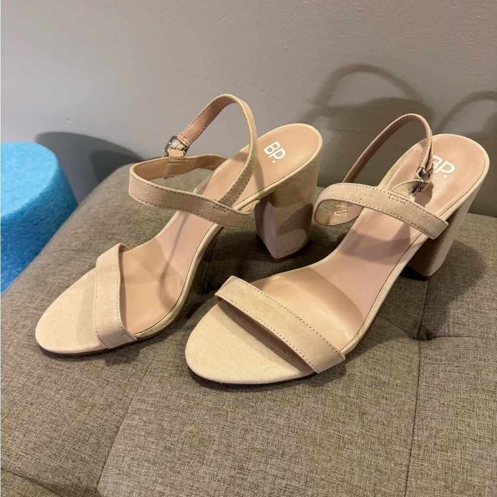 Brand new nude BP heels size 10